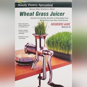 Stainless Steel Manual Wheatgrass Juicer (Gently used)
